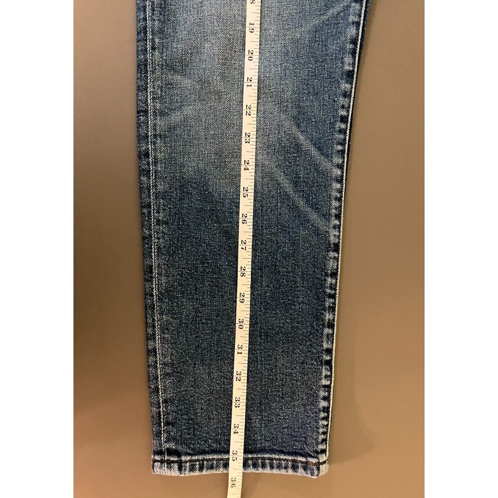 Banana Republic high rise straight leg medium wash jeans - Picture 11 of 12